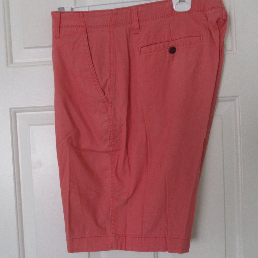 Plugg Flex Mens Flat Front Salmon Pink Stretch Cotton Golf Short Pant- Size 40W*